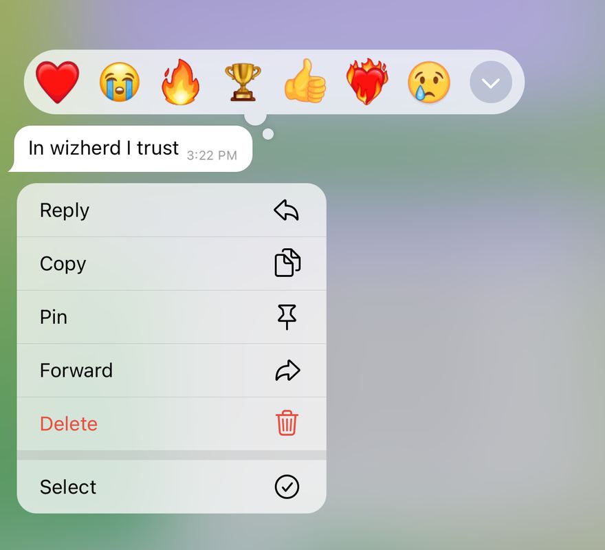 Customer message